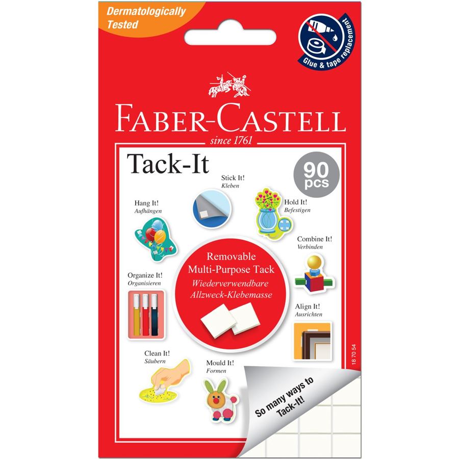 Faber Castell Tack It Reusable Removable Adhesive Sticky Memo Home Office  School