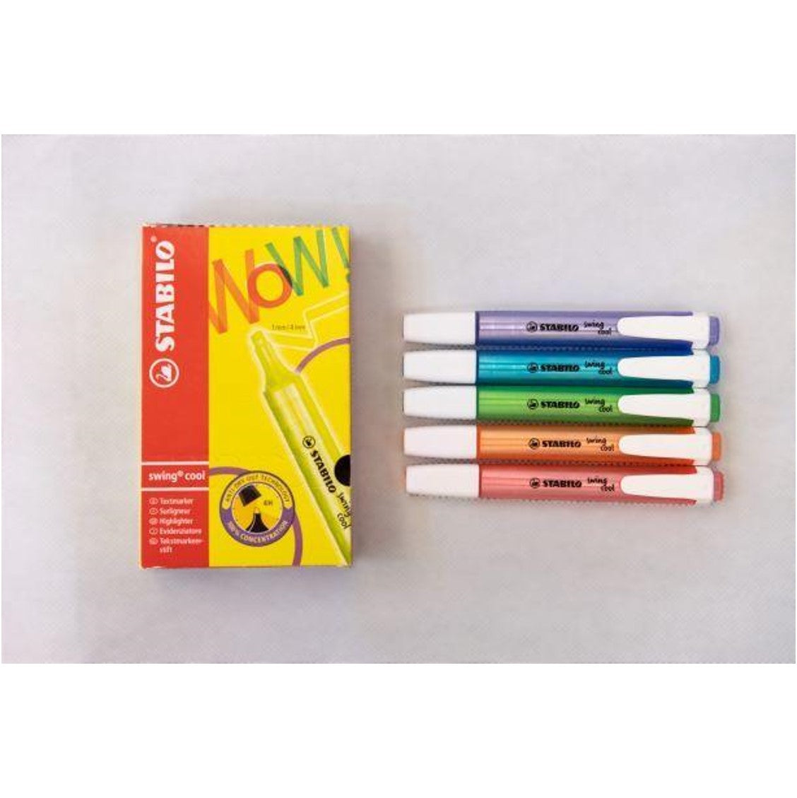 STABILO Swing Cool Highlighter - Set of 6 - Schwan-STABILO -Most colourful  Stationery Shop