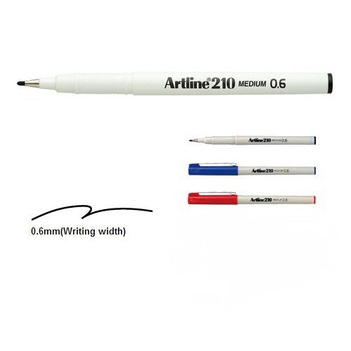 Artline 210 Writing Pen 0.6 1