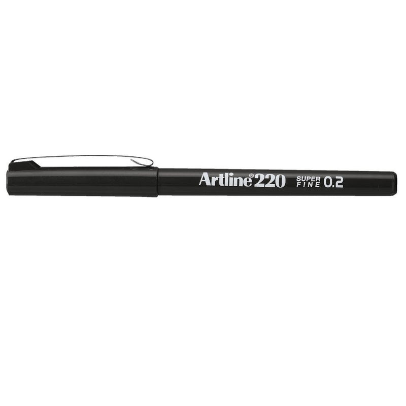 Artline 220 Writing Pen 0.2 2 Black