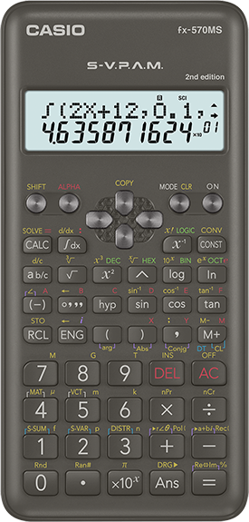 CASIO FX 570MS Calculator 2nd Edition