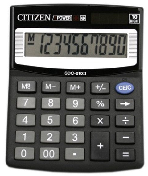 Citizen Calculator SDC 810II 2