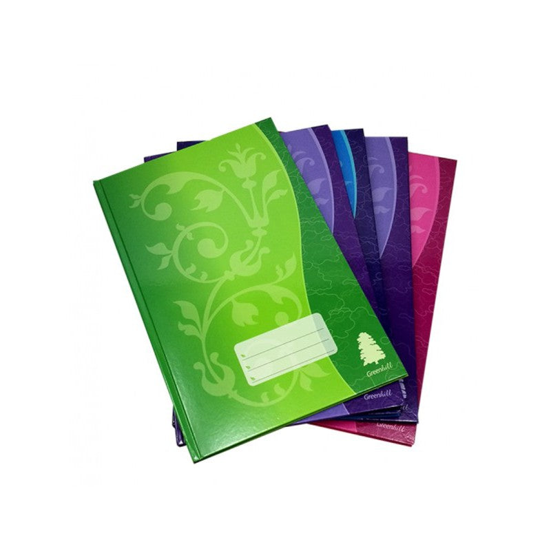 Green Hill - Assorted Colour F4 Hard Cover Notebook
