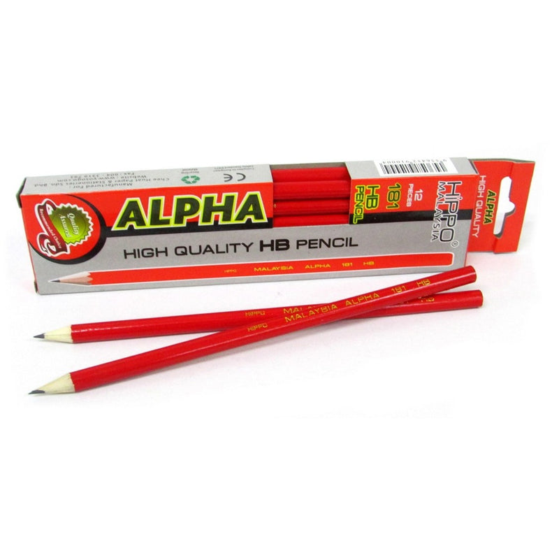 Hippo Alpha 181 HB Pencil - 12pcs/Box