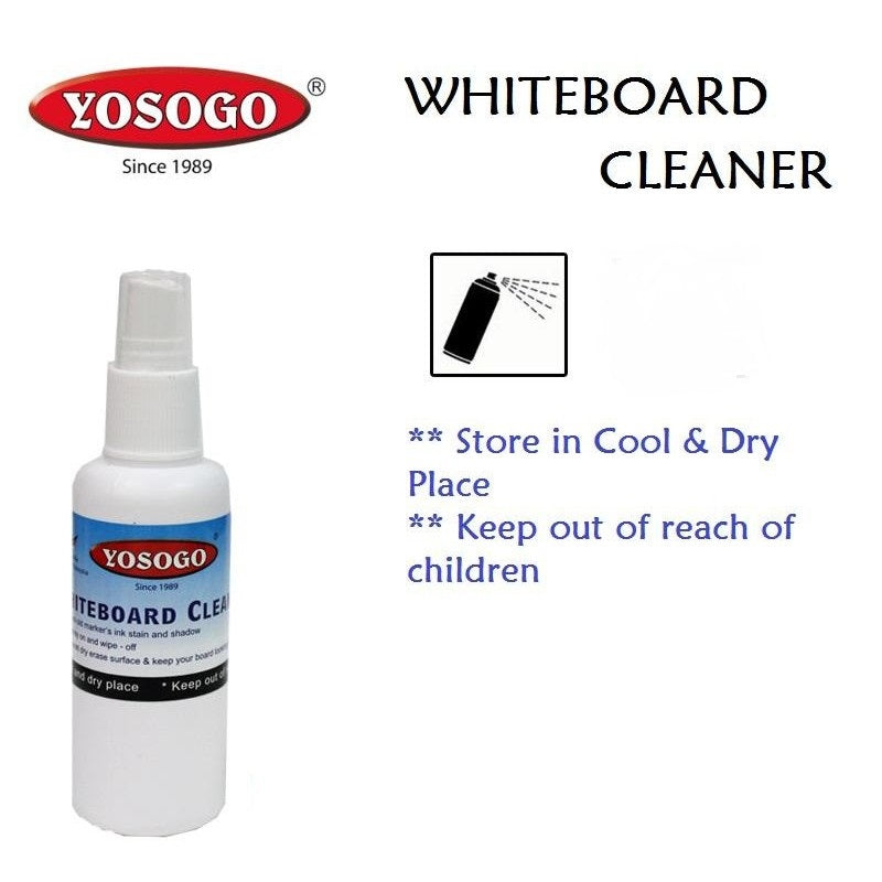 Yosogo Whiteboard Cleaner Spray - 120ml / 250ml