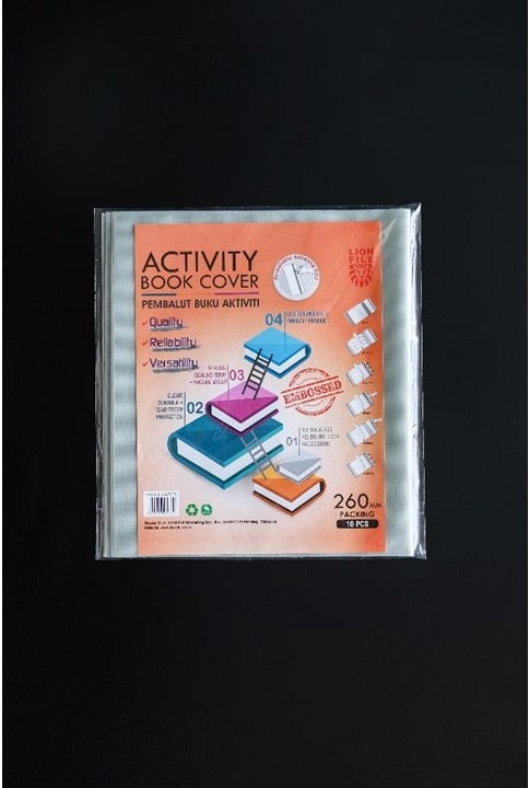 Activity Book Cover 260mm-Clear /Emboss