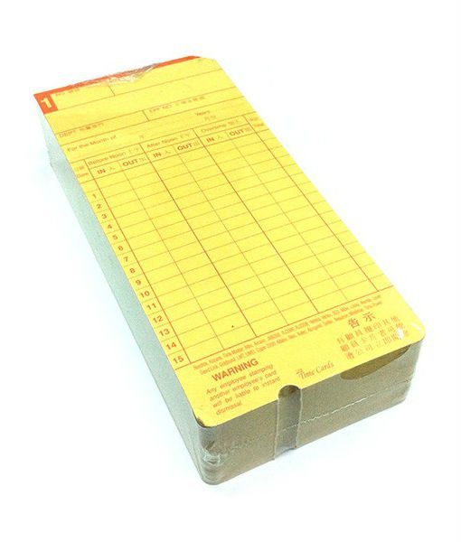 Punch Card MESIN - 100 pcs per pack