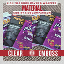 Activity Book Cover 260mm-Clear /Emboss