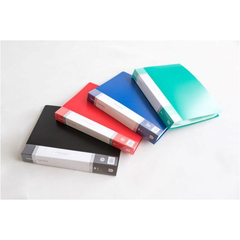 LION FILE - Colour PP A4 Clear Book Holder - 12 books/pack