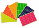Self Adhesive Coloured Rectangle Labels - 10 sheets/pack
