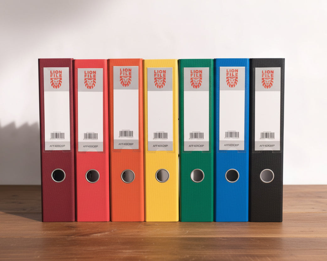 Premium PP/PP Colour Lion File Lever Arch File F4 - 3