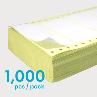 Sticker Dot Matrix Print n Stick - Dot Matrix Computer Label Sticker 36mm x 102mm