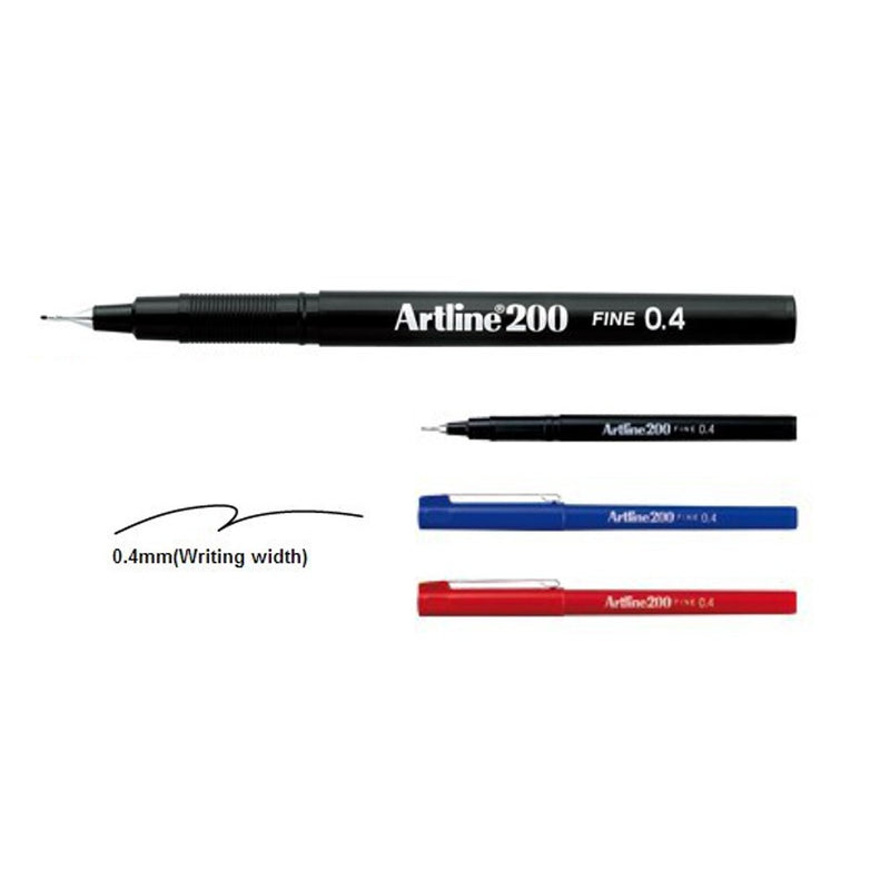 Artline 200 Writing Pen 0.4 1