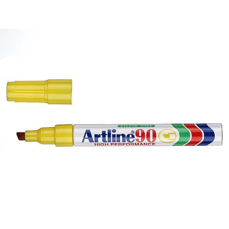 Artline 90 Permanent Marker yellow