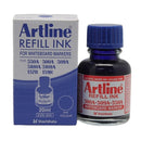 Artline Whiteboard Marker Refill Ink 20ml blue