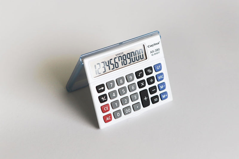 Cayina AX380 - 12 Digit Pocket Calculator