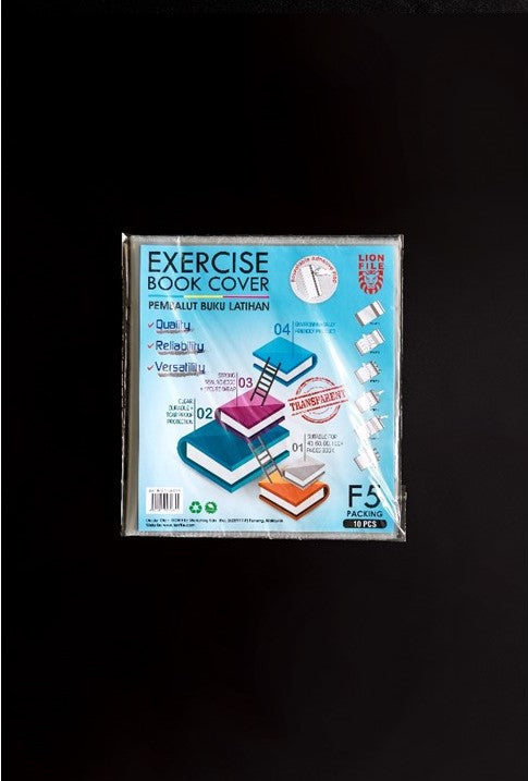 Self Adhesive F5 Exercise Book Cover  215mm-Clear/Emboss