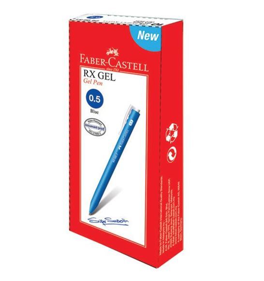 Faber Castell RX Gel Pen 0.5mm blue