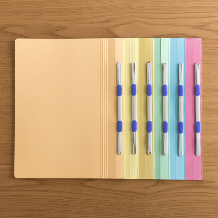 Flee File Lion File (400gsm) Manila Files with Plastic Flat Mech. - MF420