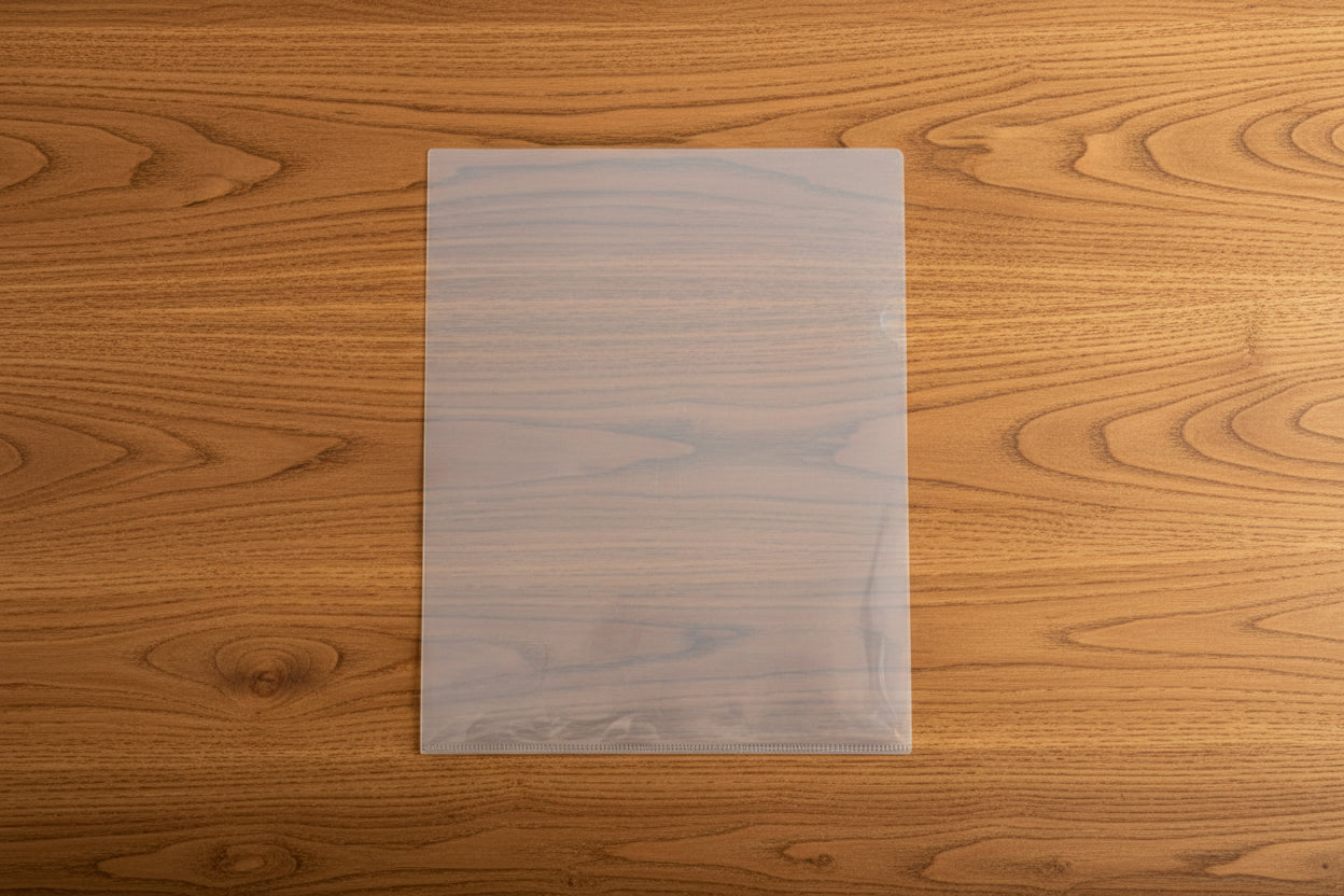 LIONFILE L / U / C-Shape A4 Transparent Plastic Folder - 24pcs/pack