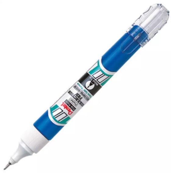 Pentel Fine Point Pocket Correction Pen (Blue)-7ml ZL62-W 2