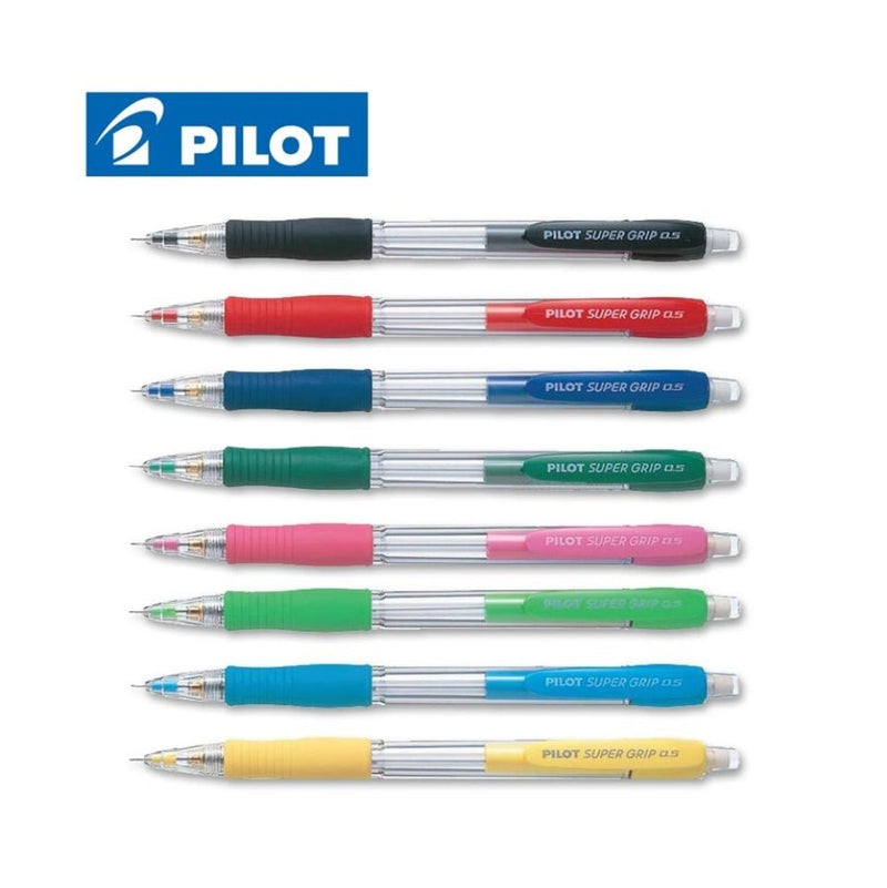 Pilot Super Grip Mechanical Pencil H185(0.5mm) / H187(0.7mm) - 12pcs/Box