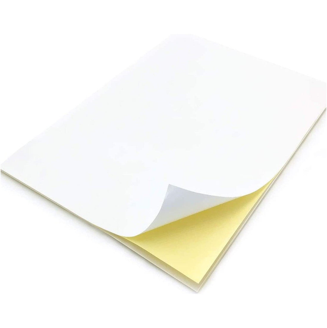 Multi purpose A4 Size White Label Sticker 100 s