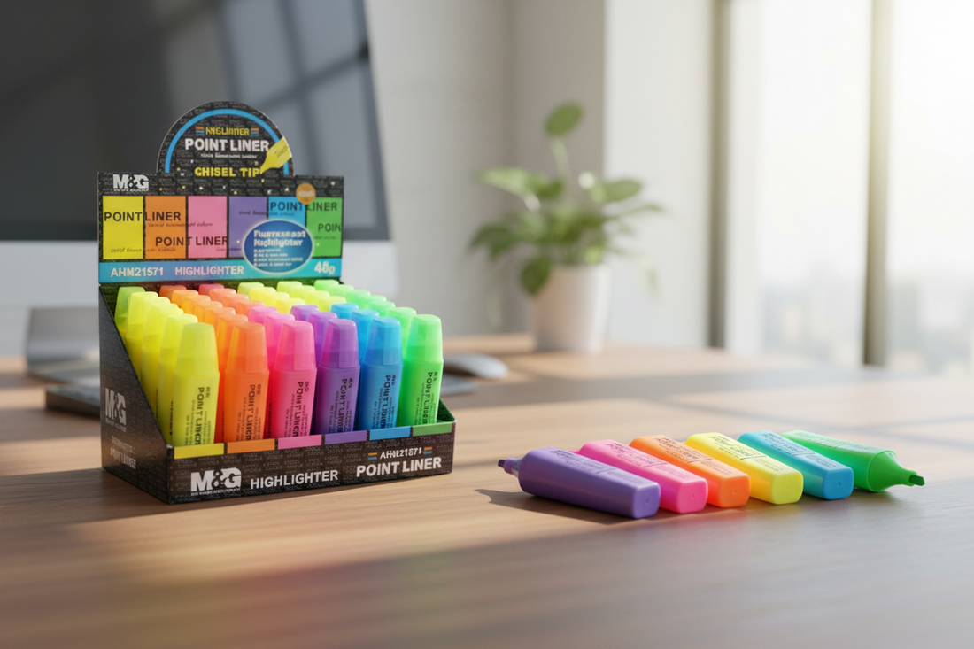 thumbnail image 2 of Mitsubishi Pencil Highlighter Eco Lighter Propass 2 PUS101TEWR.6 10... 2 of 14