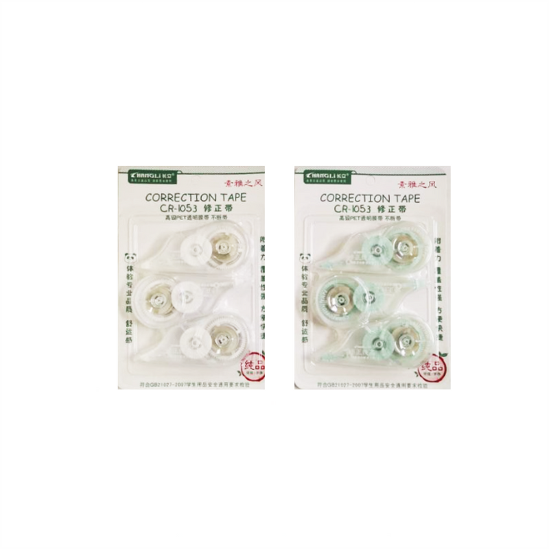 Changli CR-1053 Correction Tape 3 in 1 pkt