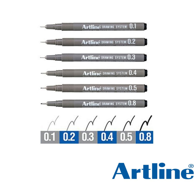 Artline Drawing System Pen 12's