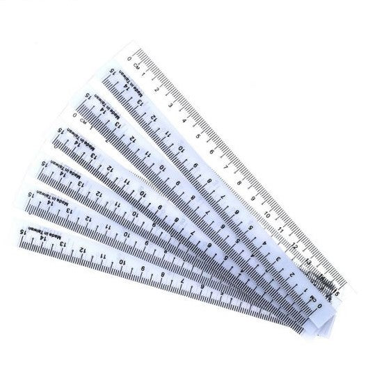 Invisible Ruler Plastic Transparent Ruler - 6
