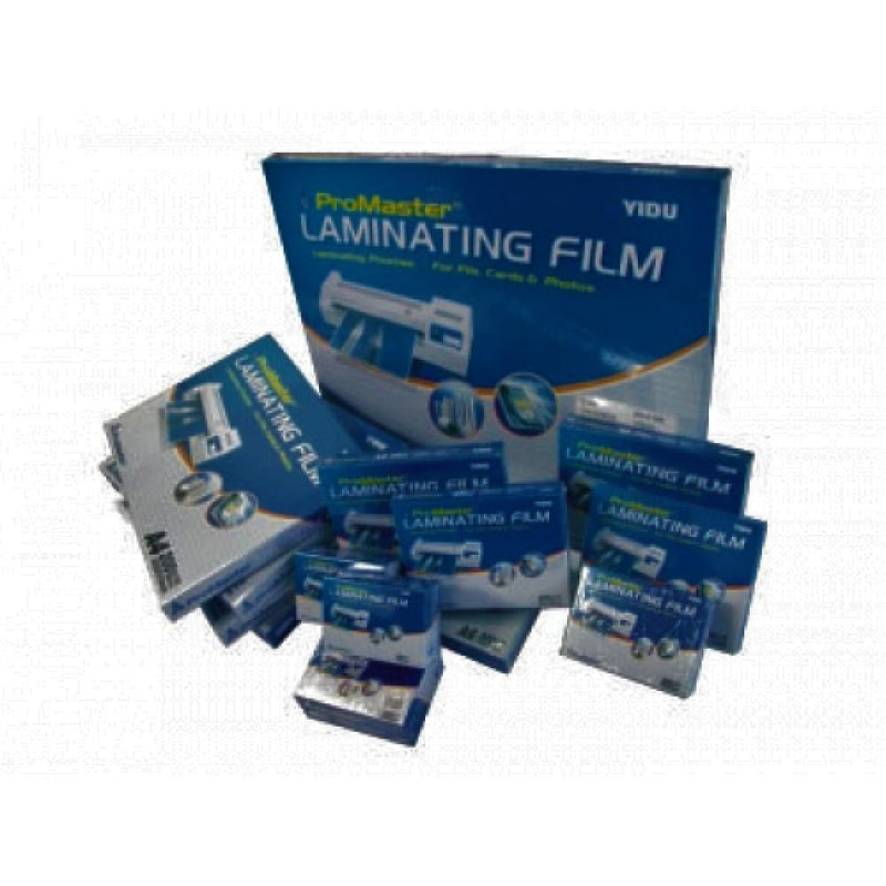 Promaster Laminating Film Small Size 100's - Various Sizes