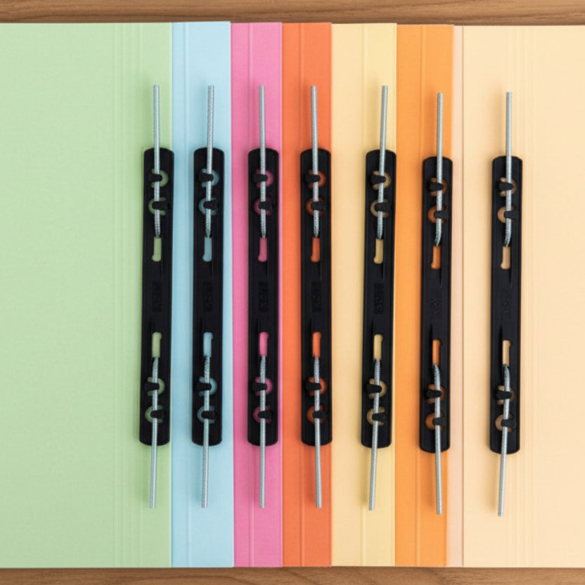 Manila File With Spring Lion File Premium (400gsm) Manila Files with Spring Mech with Plastic