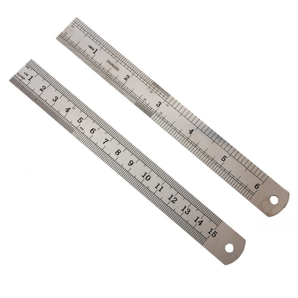 Swordfish Stainless Steel Ruler 6"/12"