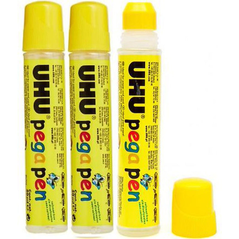 UHU Glue Pen 50ml - Solvent Free, Liquid Paper Glue