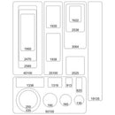 Self Adhesive White Rectangle Labels - 20 sheets/pack