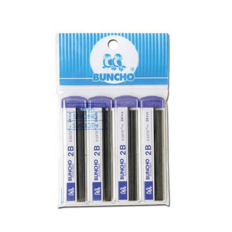 Buncho Pencil Lead 0.5mm/0.7mm - 4pcs/Pack