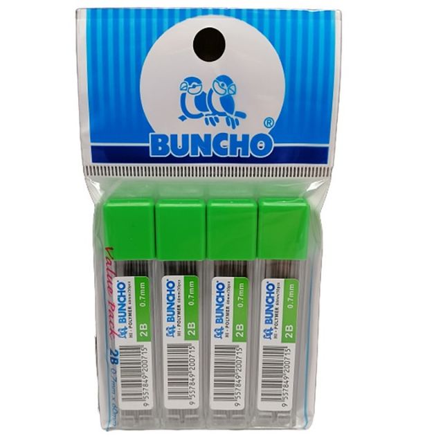 Buncho Pencil Lead 0.5mm/0.7mm - 4pcs/Pack