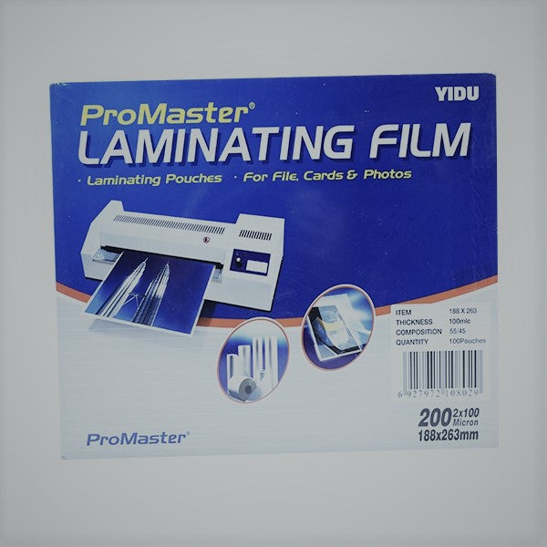 Promaster B5 Laminating Film (100 Micron) 100's